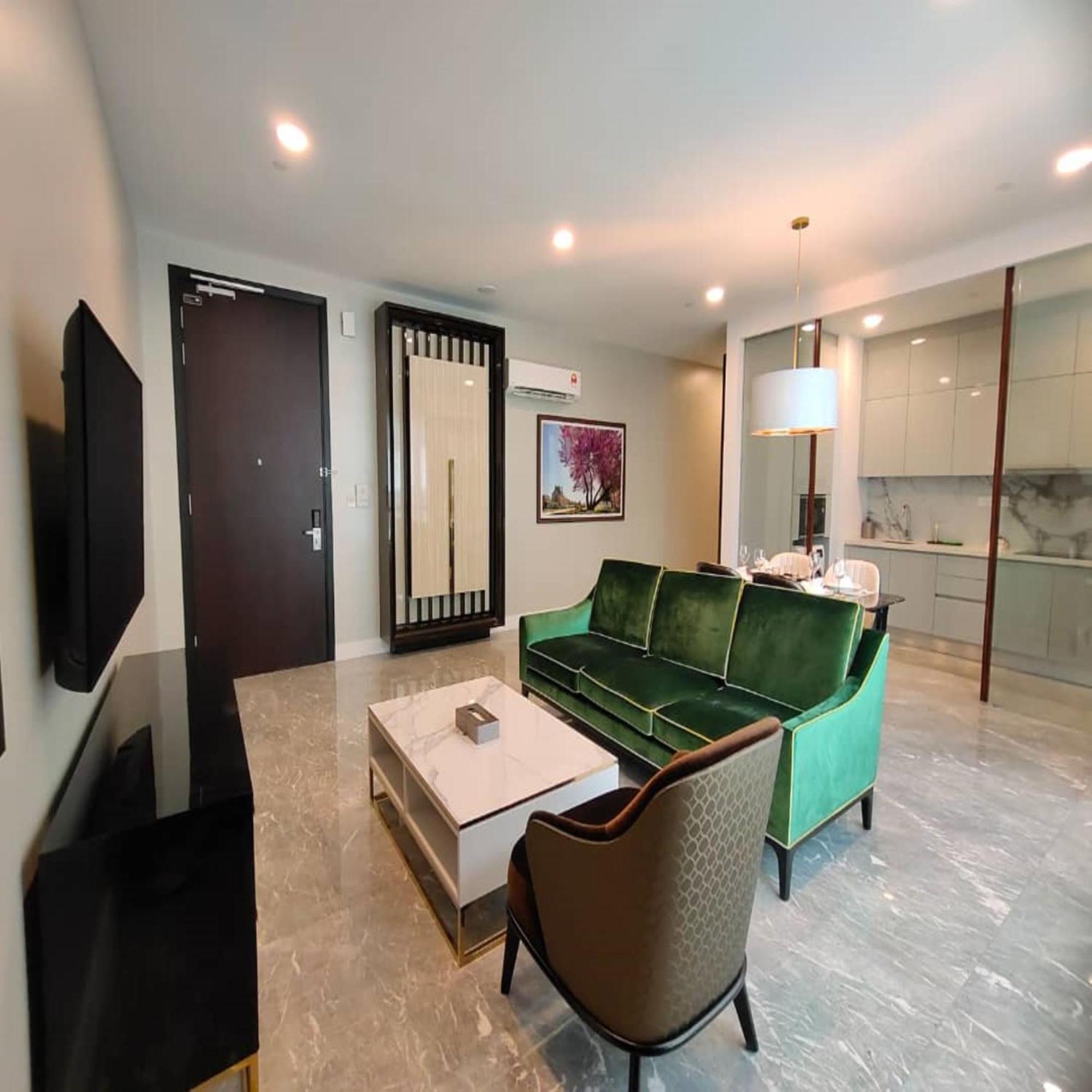 The Face Style Hotel Kuala Lumpur Exterior photo A living room in a serviced apartment in Singapore